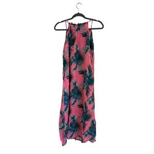 YumiDay Tropical Palm Flowy Airy Dress Maxi Dress XS